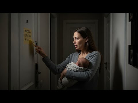 Видео: Вернулась из роддома и прочла записку: "Звони в полицию"