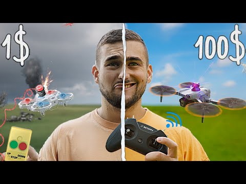 Видео: 1$ vs 100$ ДРОН !