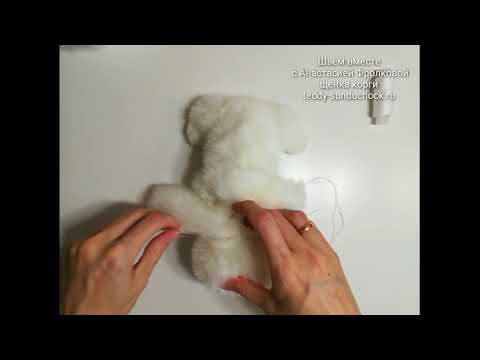 Видео: МК Корги. Урок 9. Вшивание воротника.