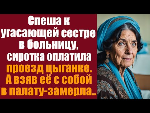 Видео: Спеша к угасающей сестре в больницу, сиротка оплатила проезд цыганке. А взяв её с собой в палату...