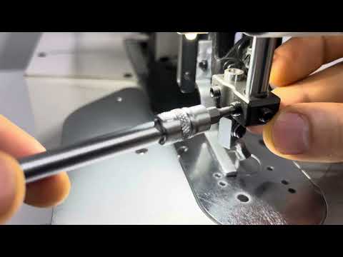 Видео: Регулировка внутренней лапки JACK 1906