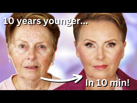 Видео: Как выглядеть на 10 лет моложе за 10 минут. Гарантировано!