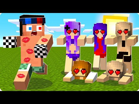 Видео: 😍ВСЕ ДЕВУШКИ ВЛЮБИЛИСЬ В МЕНЯ В МАЙНКРАФТ! ШЕДИ ЛЕСКА И НУБИК MINECRAFT