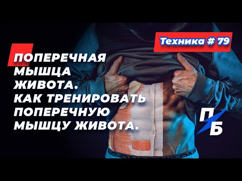 Видео: Поперечная мышца живота. Как тренировать поперечную мышцу живота