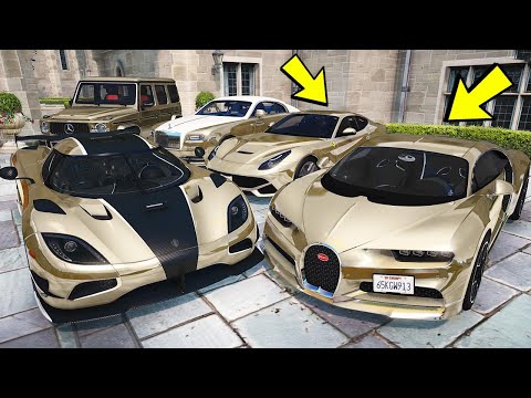 Видео: УГНАЛ КУЧУ ЗОЛОТЫХ ЧИТ ТАЧЕК ЗА 180 СЕКУНД! БИТВА ВОРОВ ГТА 5! ОБЗОР МОДА В GTA 5!