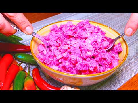 Видео: УЛЕТНЫЙ салат из свеклы! НЕВЕРОЯТНЫЙ ЗНАМЕНИТЫЙ очень вкусный салат! Давно забытый рецепт! 3 Рецепта