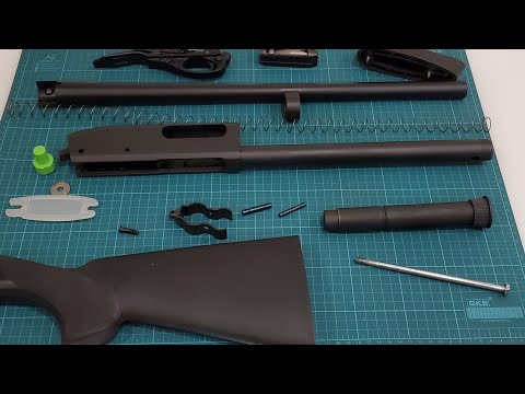 Видео: Процесс Фосфатирования (parkerizing gun) Remington 870!!!