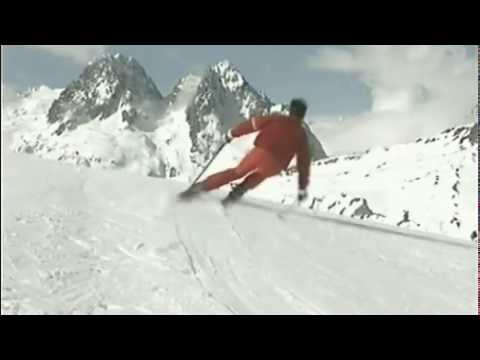 Видео: Карвинг-лыжи, техника резанных поворотов