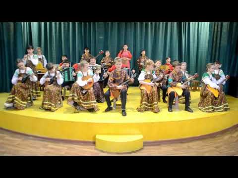 Видео: Русская народная песня, обработка М.Товпеко "Ах вы сени, мои сени"  Оркестр народных инструментов