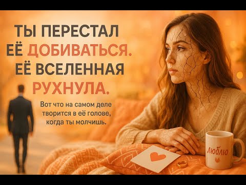 Видео: Твоё молчание — её личный ад: Что на самом деле происходит в её голове, когда ты прекращаешь погоню