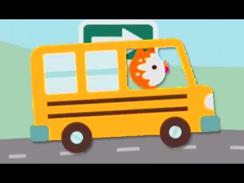 Видео: Sago Mini Road Trip | School Bus | Саго Мини В Путь-Дорогу - Children's cartoon game