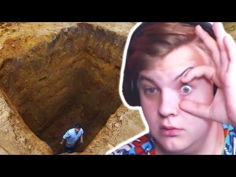 Видео: Пятёрка Смотрит: КАК ВЫБРАТЬСЯ ИЗ ГЛУБОЧАЙШЕЙ ЯМЫ, НЕ ИМЕЯ НИЧЕГО ПОД РУКОЙ! МАМИКС