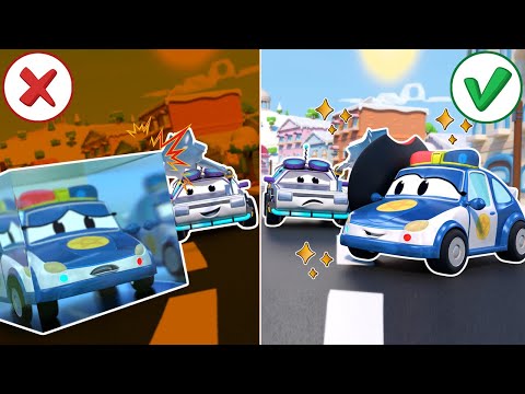 Видео: Зима: ЗАМОРОЖЕННАЯ ПОЛИЦЕЙСКАЯ машина против Сумасшедшего Учёного! | Авто ремонт