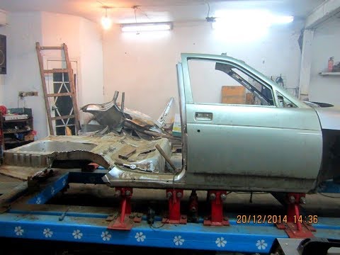 Видео: Восстановление перевертыша ВАЗ 2110.   Работа  2014 года.