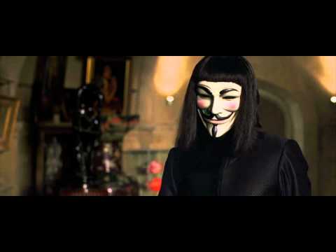 Видео: "V - значит вендетта" - лучшая сцена