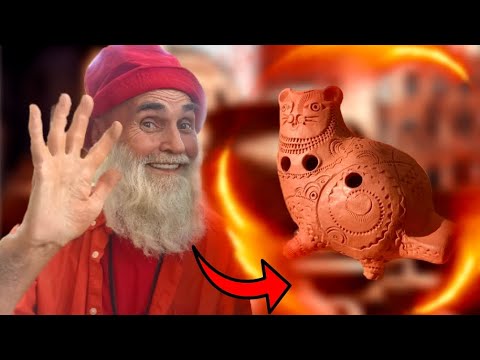Видео: 🍯 Кот Свистулька / лепит Виктор Сосновцев