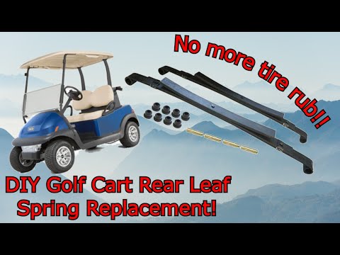 Видео: Самостоятельная замена задней листовой рессоры на прецеденте Club Car