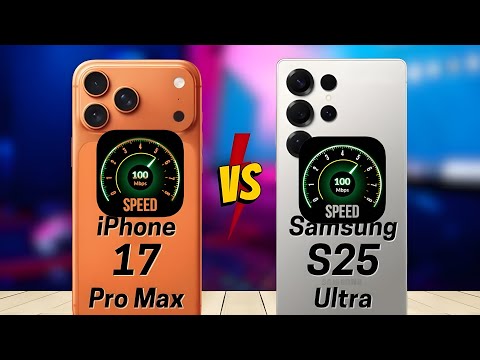 Видео: Тест скорости iPhone 17 Pro Max (iOS 26) и Galaxy S25 Ultra