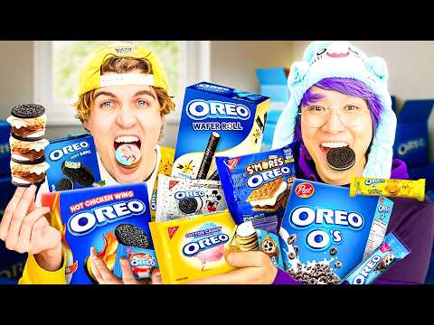 Видео: Мы попробовали ВСЕ закуски Oreo!? (СЕКРЕТНЫЕ ВКУСЫ!)