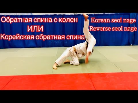 Видео: ДЗЮДО.ОБРАТНАЯ СПИНА С КОЛЕН.КОРЕЙСКАЯ ОБРАТНАЯ СПИНА.KOREAN SEOI NAGE.REVERSE SEOI NAGE