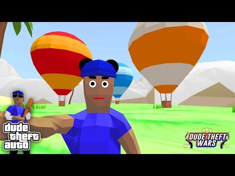 Видео: Летаю на Воздушных Шарах в СИМУЛЯТОР КРУТОГО ЧУВАКА! - Dude Theft Wars: Open World