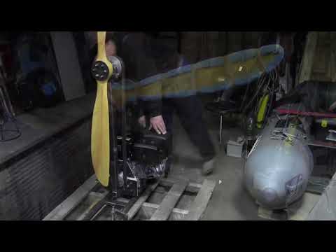 Видео: Сборка и испытание винтомоторной установки для аэролодки