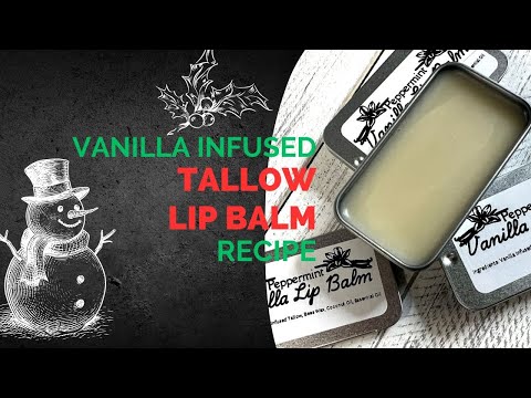 Видео: Рецепт бальзама для губ с ванилью и жиром | Как приготовить Homestead Holiday
