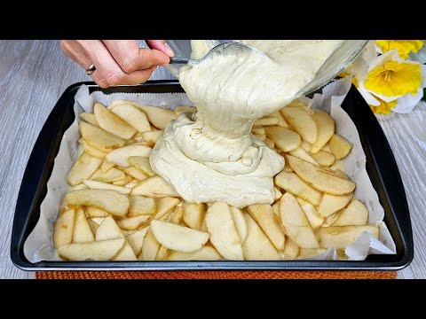 Видео: 🍎😋Такого вкусного яблочного пирога я еще никогда не ела! Простой и вкусный рецепт.