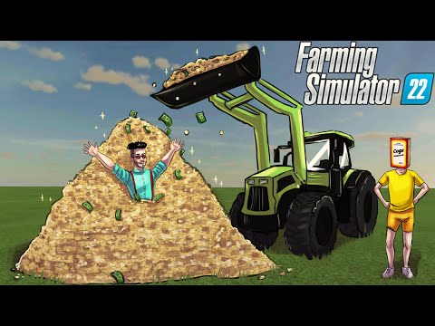 Видео: СОДА ПРОСИДЕЛ НА ФЕРМЕ 30 ЧАСОВ И СДЕЛАЛ НАС БОГАТЫМИ! FARMING SIMULATOR 22