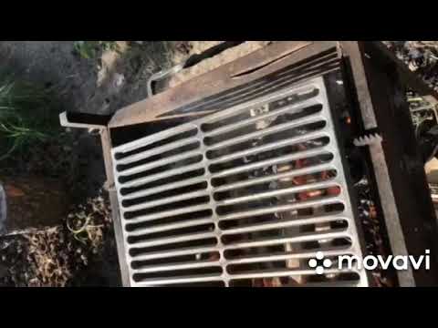 Видео: Самый правильный обжиг или прожарка чугунной решетки для гриля!