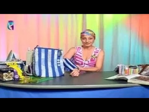 Видео: Лоскутное шитье. Шьем сумки из ткани в полоску. Татьяна Лазарева. Мастер класс