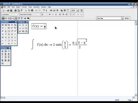 Видео: Находим определённый и неопределенный интеграл с помощью Маткад