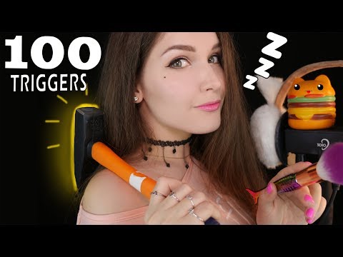 Видео: ASMR 100 TRIGGERS To Help You Sleep (1 hour 40 minutes)🌙✨ АСМР 100 ТРИГГЕРОВ для твоего сна  😴