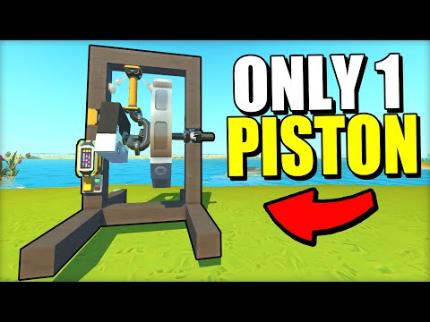 Видео: Я построил работающий двигатель, используя для привода всего один поршень!