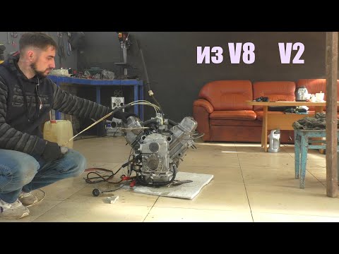 Видео: Ультра облегченный мотор ГАЗ-53 для МОТО.  ХАНА после запуска?