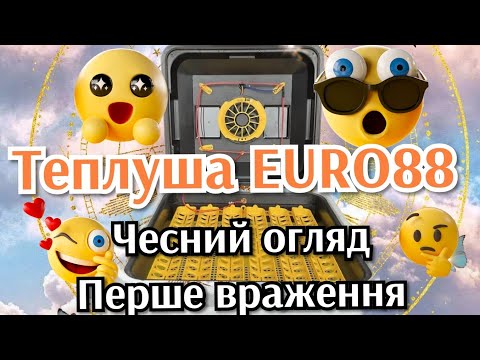 Видео: Інкубатор Теплуша EURO88/ ЧЕСНИЙ ОГЛЯД /перше враження. Інкубація без світла/ А де МОТОР?🤔