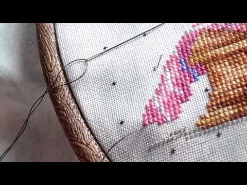 Видео: №8. Back Stitch (бэкстич). Счетный и дробный. Мой опыт. Уроки вышивания