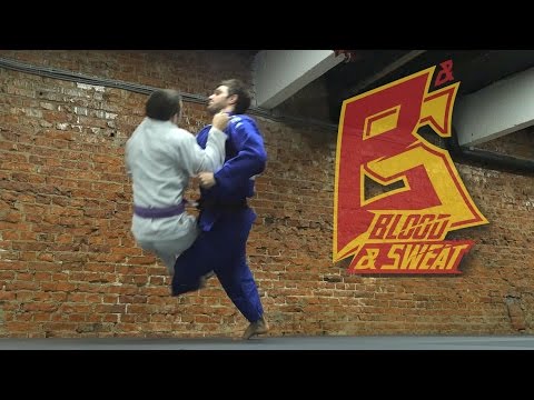 Видео: Подсечка в догонку задней подножке. Дзюдо