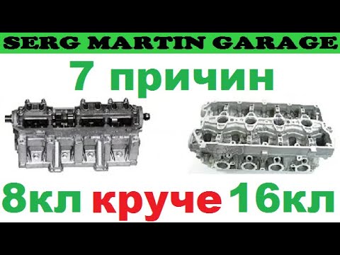 Видео: 7 ПРИЧИН Почему 8 клапанный лучше чем 16 клапанный двигатель