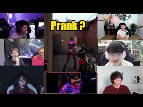 Видео: Реакция профессионалов и стримеров Valorant на розыгрыш PRX D4V41 в VCT