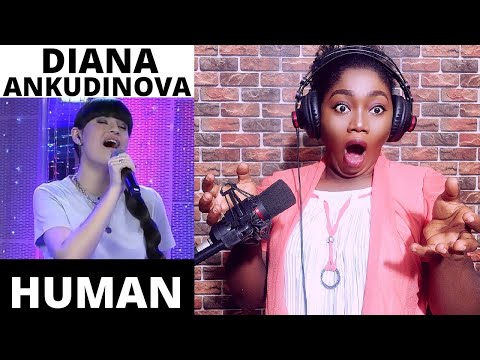 Видео: DIANA ANKUDINOVA | Диана Анкудинова - Human (Rag'n'Bone Man cover) LIVE @ Авторадио REACTION!!!😱
