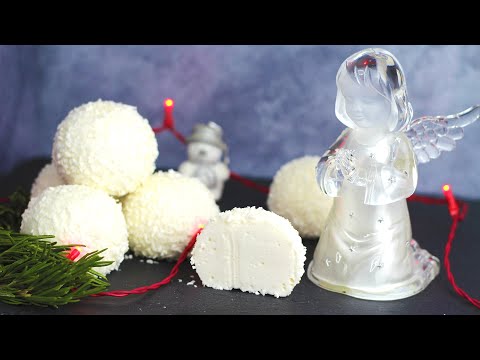 Видео: ПП десерт Снежки! Всего 58 ккал! Низкокалорийный рецепт лактозы, без глютена, без сахара!