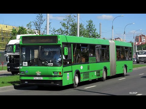 Видео: автобус Минска МАЗ 105 065 гос номер АI 1038-7 маршрут 88с