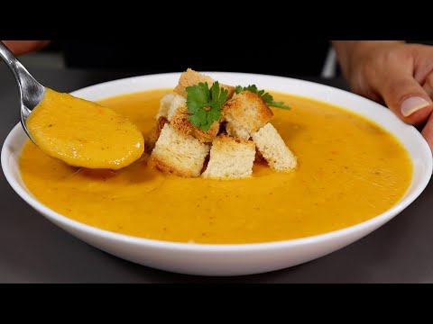 Видео: ТЫКВЕННЫЙ СУП, который едят все! Самый вкусный и ПРОСТОЙ РЕЦЕПТ крем-супа из тыквы