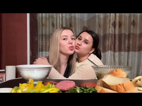 Видео: Мукбанг щавельный супчик,овощи. Сьемка беременна 🤰 в 16 😳