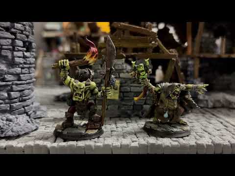Видео: Кампания Мордхейма — Игра 01 — Орки и гоблины против авантюристов