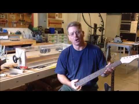 Видео: Maximum Custom Guitars — приспособление для контурирования грифа
