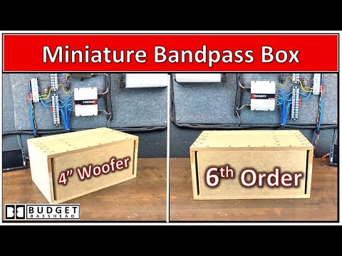 Видео: Я построил миниатюрный полосовой фильтр 6-го порядка для 4-дюймового вуфера — музыкальная демонст...