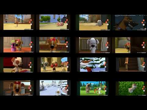 Видео: Белка и стрелка озорная семейка 16 Серии сразу No2