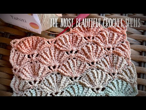 Видео: ВЯЖЕМ САМЫЙ КРАСИВЫЙ ЛЕТНИЙ УЗОР КРЮЧКОМ!!! / HOW TO CROCHET THE MOST BEAUTIFUL SHELLS